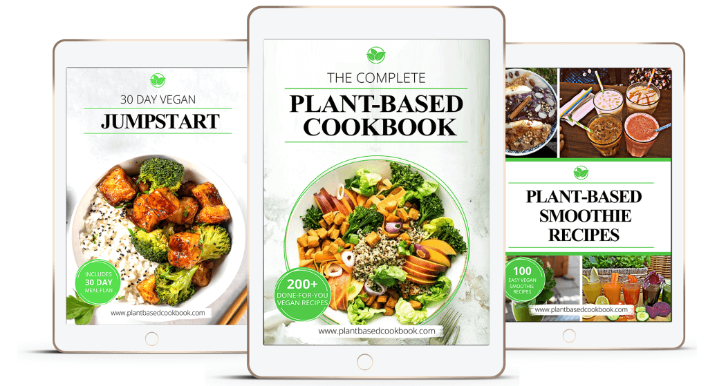 image of the complete plant-based recipe cookbook boundle